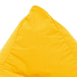 Pouf poire Easy L Microfibre - Jaune