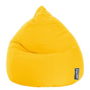 Pouf poire Easy XL Microfibre - Jaune