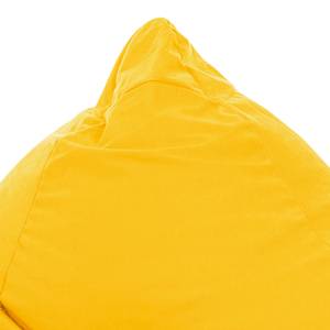 Pouf poire Easy XL Microfibre - Jaune