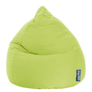 Zitzak Easy XL bruine microvezel - Lichtgroen