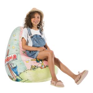 Pouf poire Janosch Tissu - Multicolore