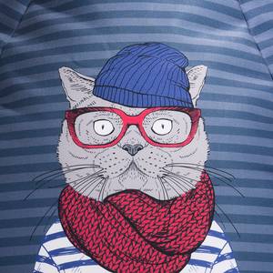 Sitzsack Sailor Cat Webstoff - Katzenmotiv