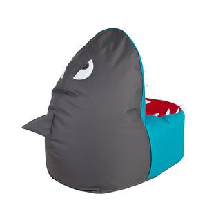 Sitzsack Shark Brava Grau - Textil - 90 x 60 x 80 cm