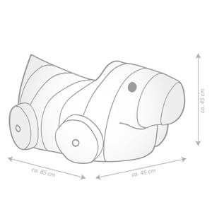 Sitzsack Tigerente Webstoff - Gelb / Schwarz