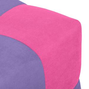 Sitzwürfel Braydon Webstoff Pink / Lila