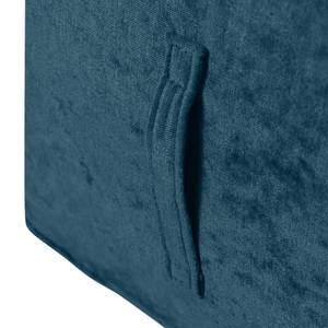 Pouf cubo Piton Velluto - Color blu marino