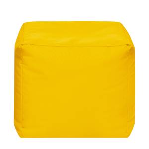 Pouf cubo Scuba Cube Tessuto piatto - Giallo sole