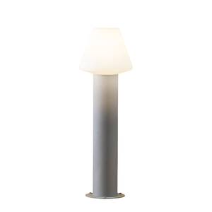 Sokkellamp Barletta aluminium/glas 1 lichtbron