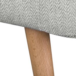 Sofa Croom III (3-Sitzer) Webstoff - Lichtgrau