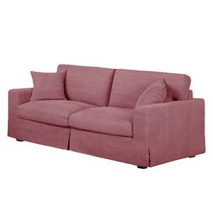 Sofa Alvito I (3-Sitzer) Webstoff Pastellrot