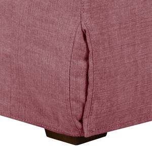 Canapé Alvito I (3 places) Textile - Rouge pastel