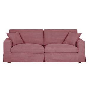 Sofa Alvito I (3-Sitzer) Webstoff Pastellrot