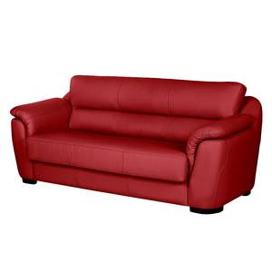 Sofa Alzira (3-Sitzer) Echtleder Rot