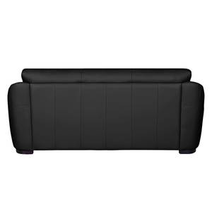 Sofa Alzira (3-Sitzer) Echtleder Echtleder - Schwarz