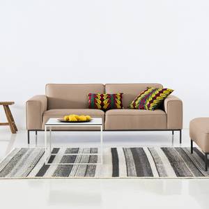 Sofa Ampio (3-Sitzer) Webstoff Stoff Floreana: Kamel - Grau