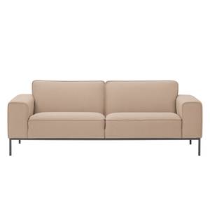 Sofa Ampio (3-Sitzer) Webstoff Stoff Floreana: Kamel - Grau