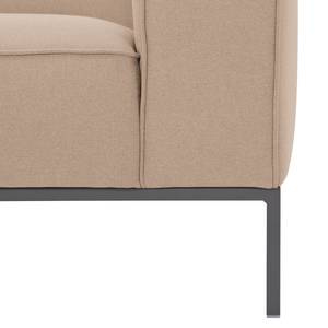 Sofa Ampio (3-Sitzer) Webstoff Stoff Floreana: Kamel - Grau