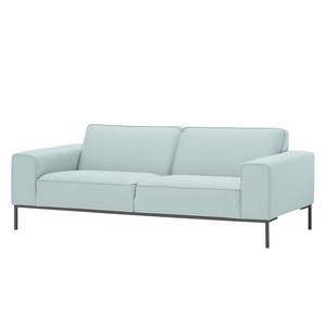 Sofa Ampio (3-Sitzer) Webstoff Stoff Floreana: Mintgrün - Grau