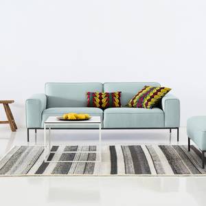 Sofa Ampio (3-Sitzer) Webstoff Stoff Floreana: Mintgrün - Grau