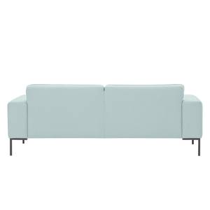 Sofa Ampio (3-Sitzer) Webstoff Stoff Floreana: Mintgrün - Grau