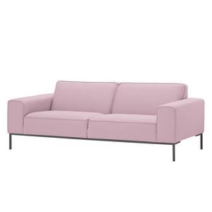 Sofa Ampio (3-Sitzer) Webstoff Stoff Floreana: Rosa - Grau