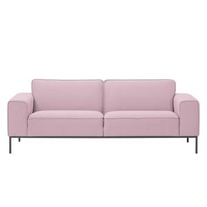 Sofa Ampio (3-Sitzer) Webstoff Stoff Floreana: Rosa - Grau