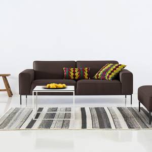 Sofa Ampio (3-Sitzer) Webstoff Stoff Naya: Braun - Grau