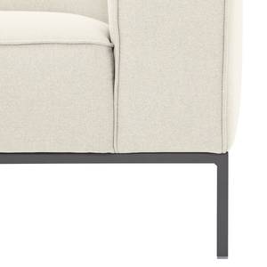 Sofa Ampio (3-Sitzer) Webstoff Stoff Naya: Hellbeige - Grau