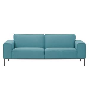 Sofa Ampio (3-Sitzer) Webstoff Stoff Naya: Türkis - Grau