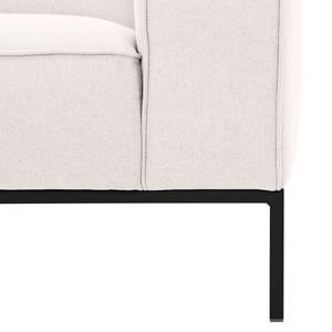 Sofa Ampio (3-Sitzer) Webstoff Stoff Floreana: Beige - Schwarz