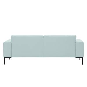 Sofa Ampio (3-Sitzer) Webstoff Stoff Floreana: Mintgrün - Schwarz