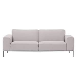 Sofa Ampio (3-Sitzer) Webstoff Stoff Naya: Grau-Beige - Schwarz