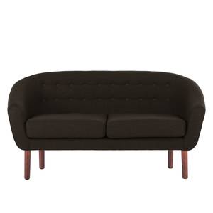 Sofa Anna (2-Sitzer) Webstoff Braun