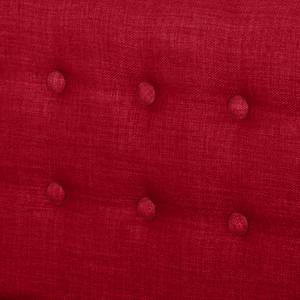 Canapé Anna (2 places) Textile - Rouge foncé