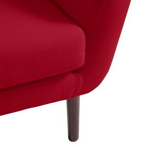 Canapé Anna (2 places) Textile - Rouge foncé