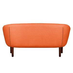 Sofa Anna (2-Sitzer) Webstoff Stoff Meda: Orange