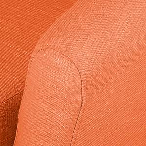 Sofa Anna (2-Sitzer) Webstoff Stoff Meda: Orange