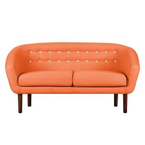 Sofa Anna (2-Sitzer) Webstoff Webstoff - Stoff Meda: Orange