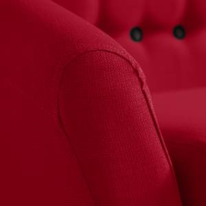 Sofa Anna (2-Sitzer) Webstoff Rot