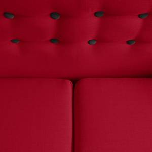 Sofa Anna (2-Sitzer) Webstoff Rot