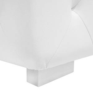 Sofa Asbury II (2-sitzer) Kunstleder - Weiß