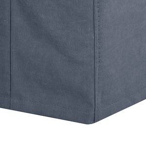 Canapé Ashton (2 places) Tissu en coton gris clair - Bleu