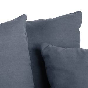 Sofa Ashton (2-Sitzer) Baumwollstoff Baumwollstoff - Blau