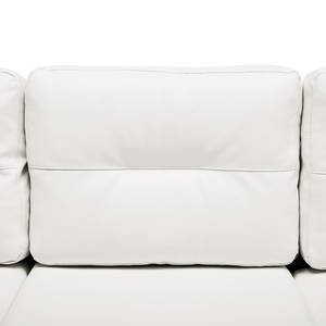 Sofa Wyke II (3-Sitzer mit Hocker) Kunstleder - Weiß