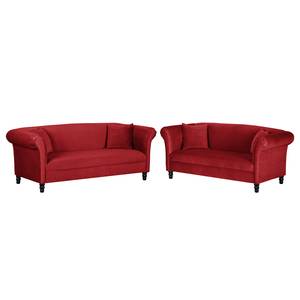 Sofa Aviva (2-Sitzer) Microfaser Rot