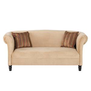 Sofa Aviva (2-Sitzer) Samt Beige