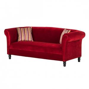 Sofa Aviva (2-Sitzer) Samt Rot