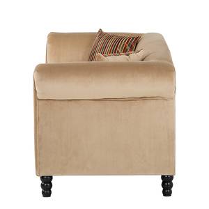 Sofa Aviva (3-Sitzer) Samt Beige