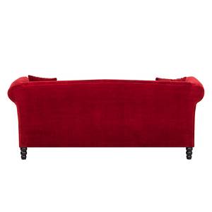 Sofa Aviva (3-Sitzer) Samt Rot