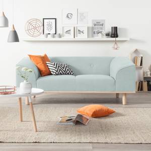 Sofa Aya (2-Sitzer) Webstoff Stahlblau